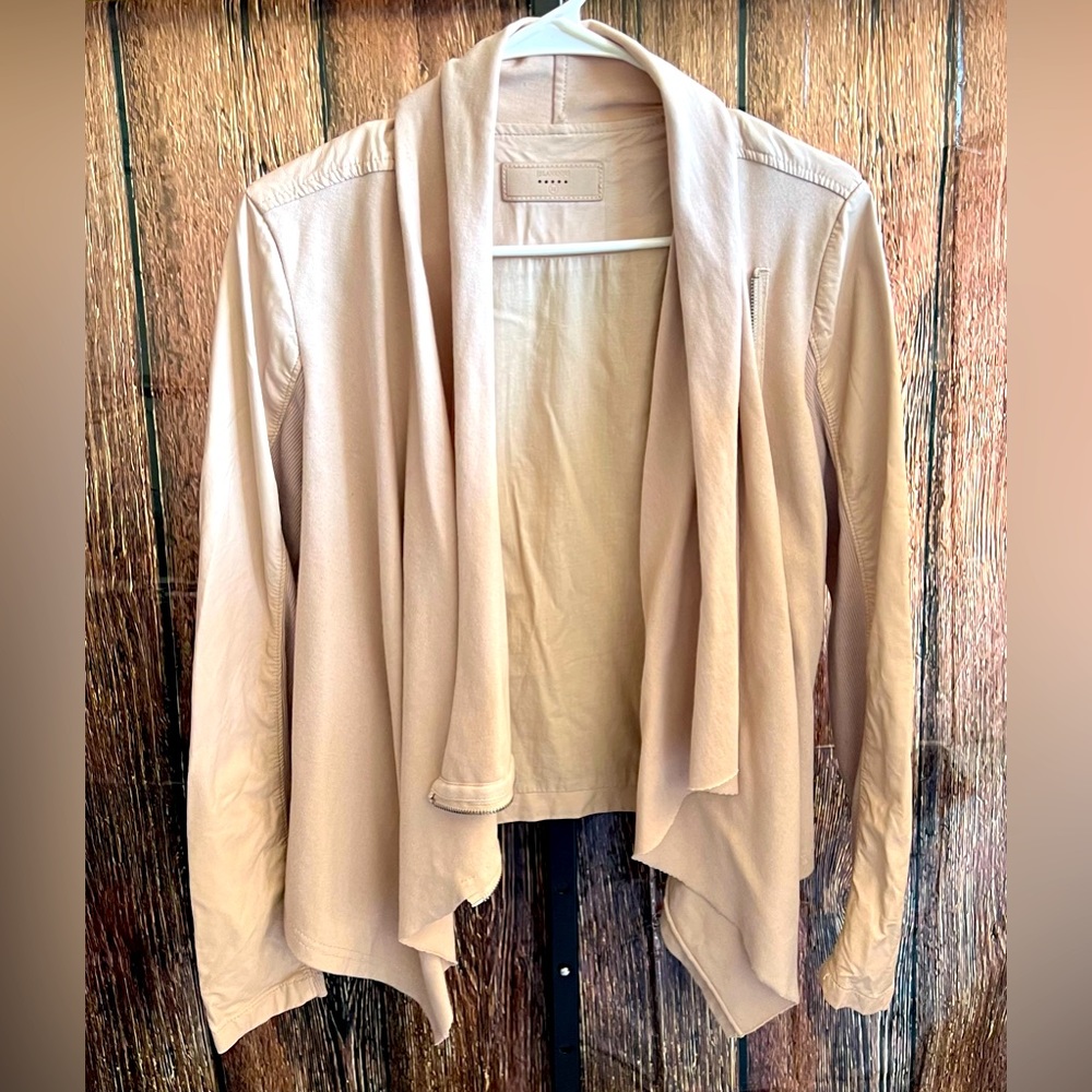 GUC Blank NYC Faux Leather Shrug Jacket